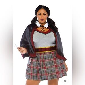 Leg Avenue Spellbinding School Girl Harry Potter Costume 1X 2X BRAND NEW